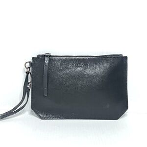 LIESBEKIND Pebbled Leather Wristlet
